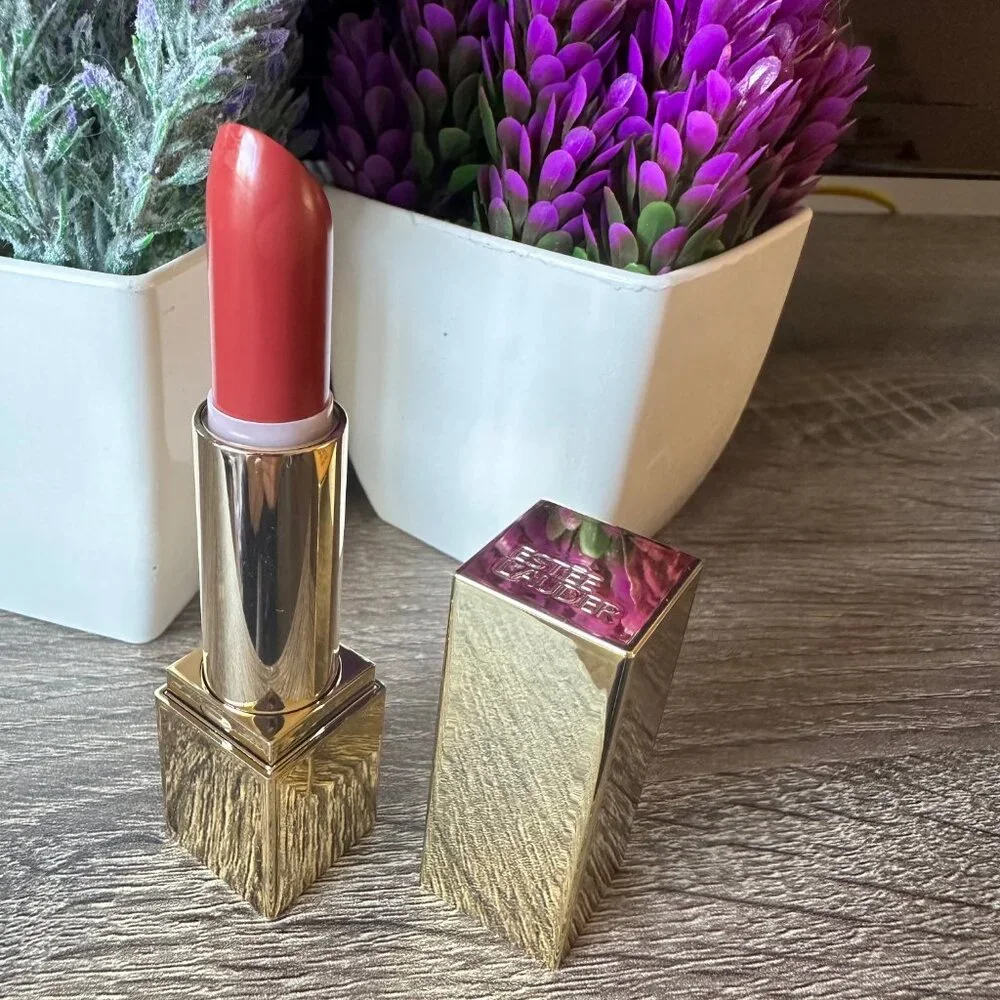 Estee Lauder Pure Color Creme Lipstick 420 Rebellious Rose